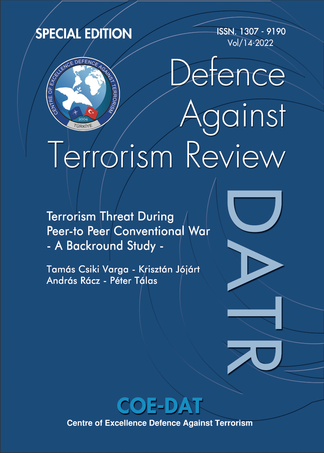 Terrorism Threat During Peer-to-Peer Conventional War A Background Study Cover