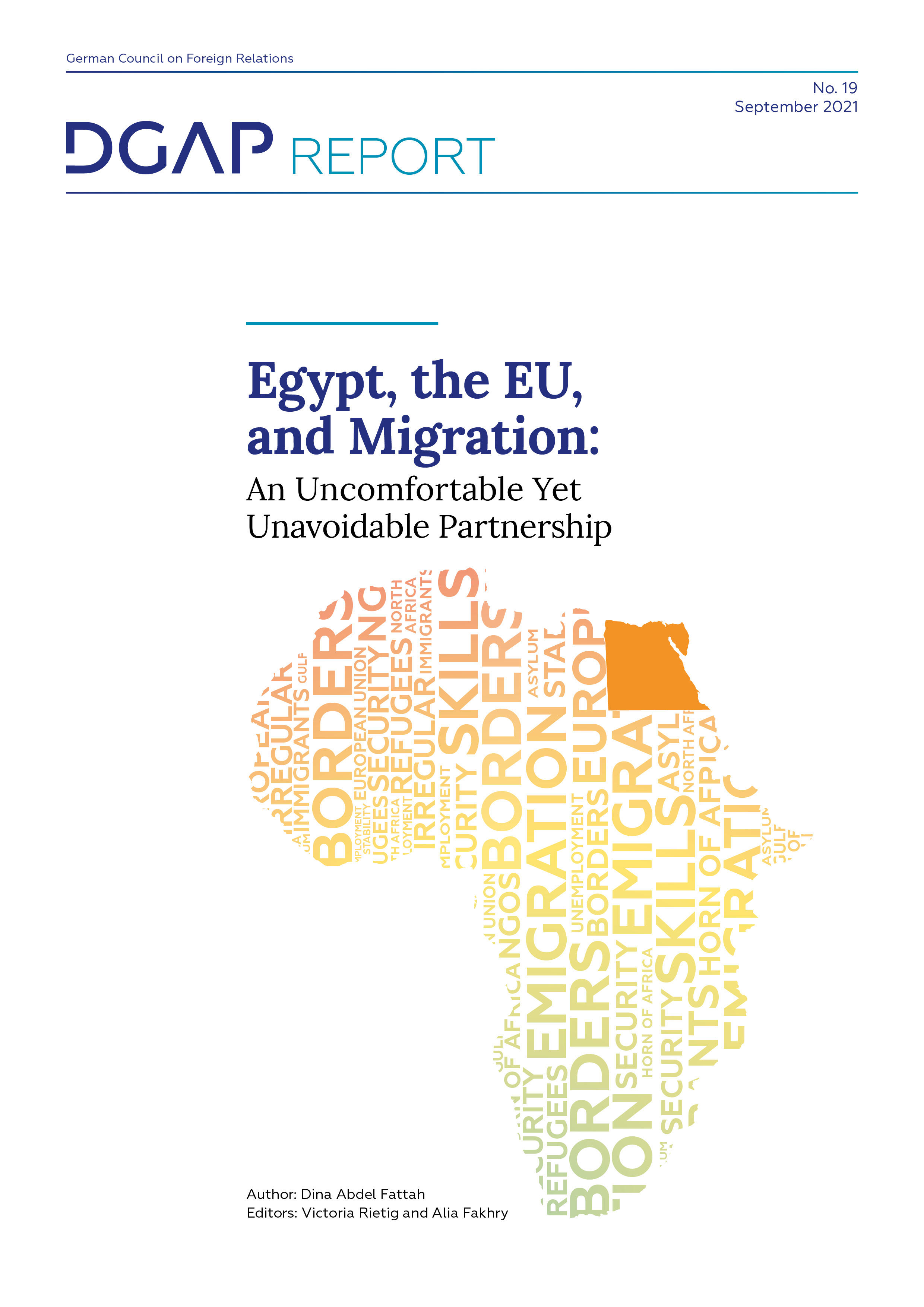 DGAP Report No. 18, September 2021, 18 pp. - Egypt