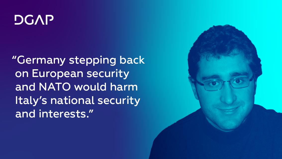Photo and pull quote from Dr. Stefano Silvestri for the nuclear sharing article