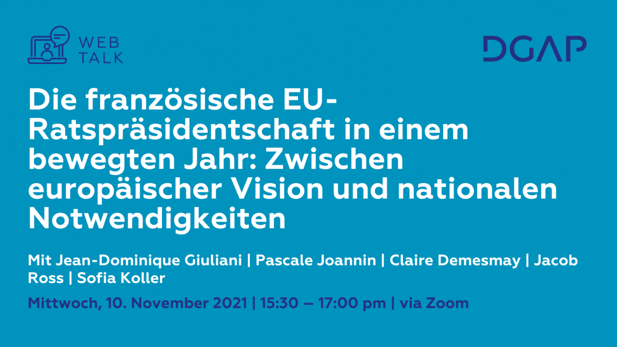 FR Ratspräsidentschaft Event Visual