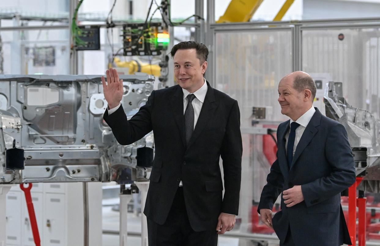 Teslafabrik-Eröffnung