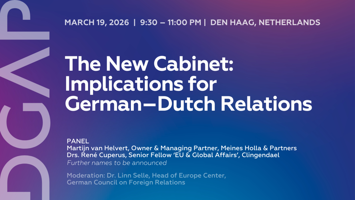 Visual German-Dutch-Relations