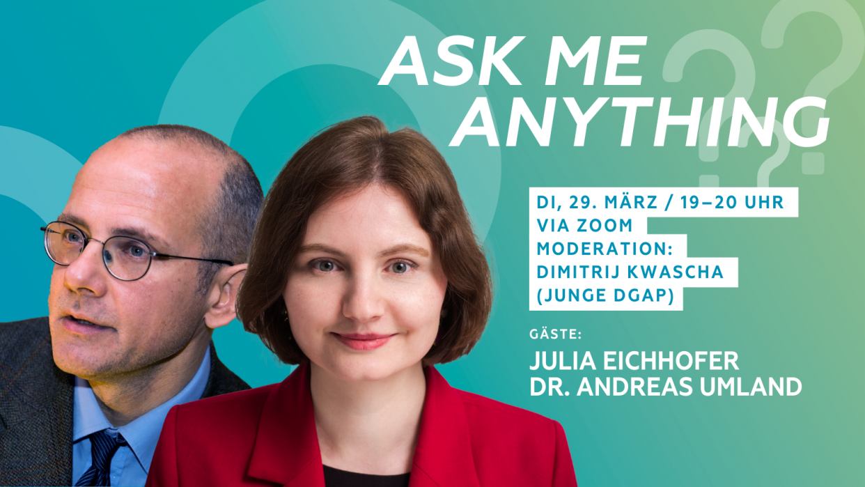 JUNGE DGAP „ASK ME ANYTHING“ Visual