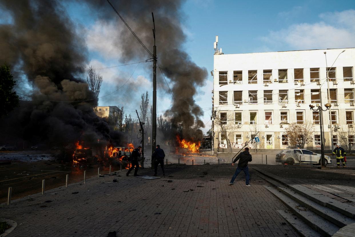 Russia's missile attack in Kyiv
