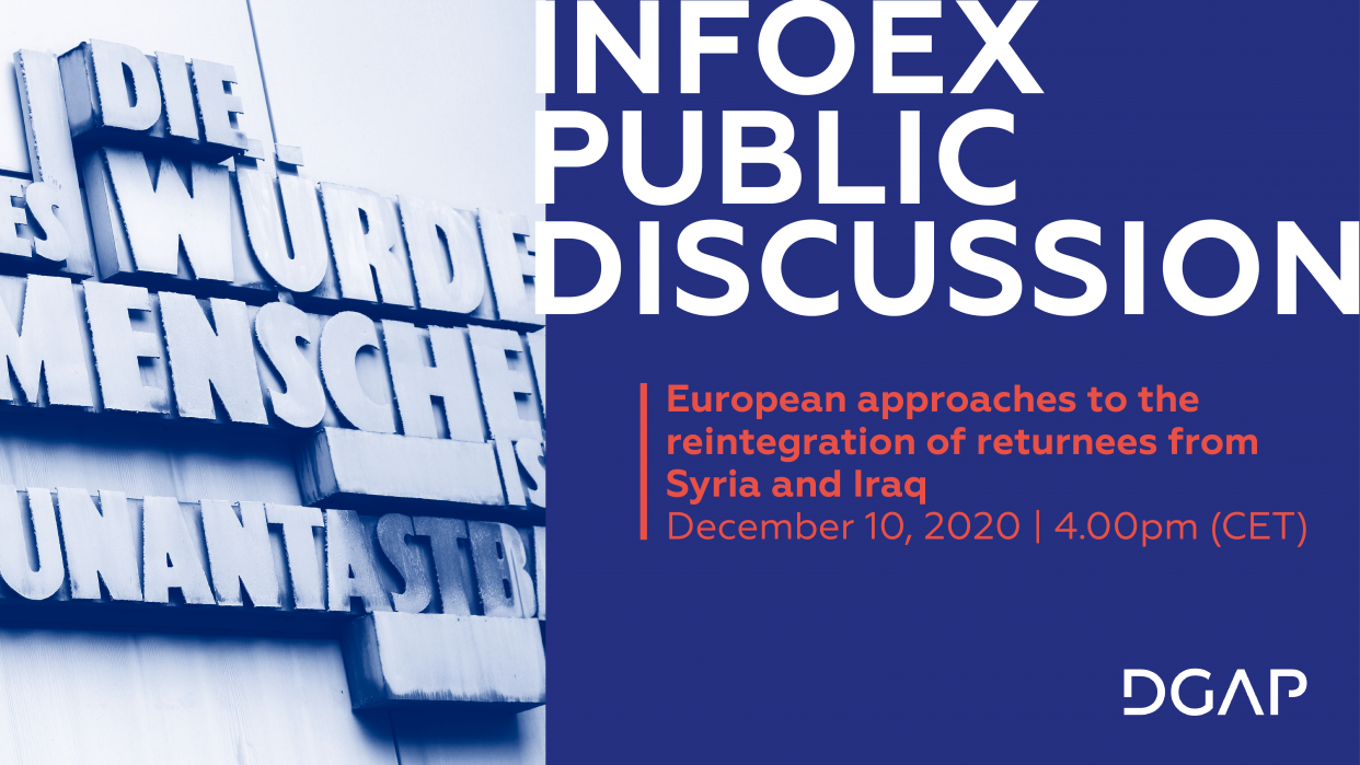 Visual with title and date of the event
