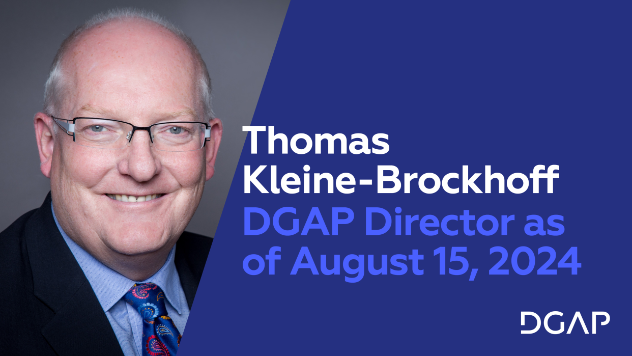 Thomas Kleine-Brockhoff new director as of 15.08.2024