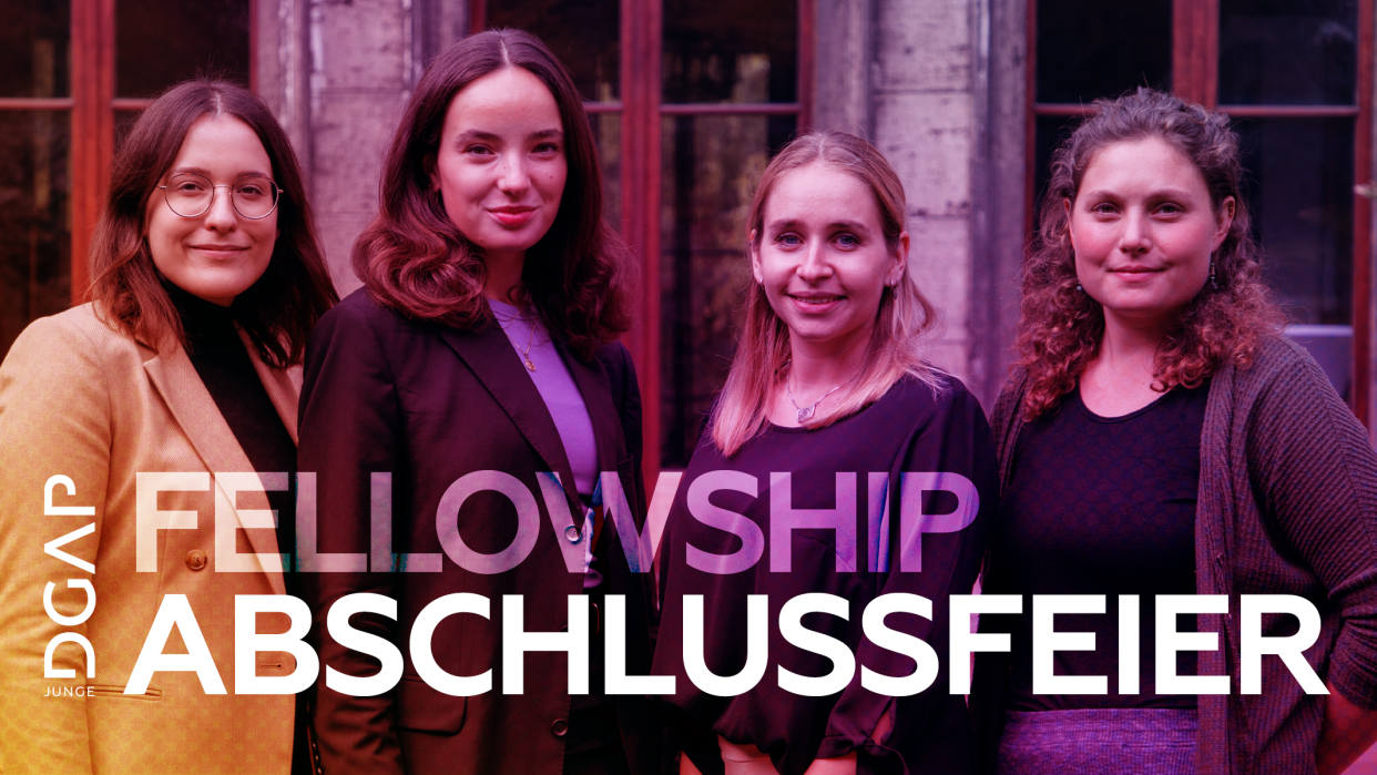 Visual Junge DGAP Fellowship Abschlussfeier 2023/24