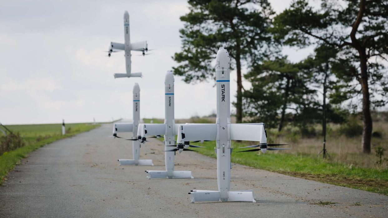 Bilder der Loitering Munition des Herstellers Stark Defence