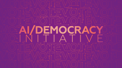 Logo of the AI/Democracy Initiative