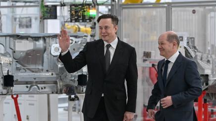 Teslafabrik-Eröffnung
