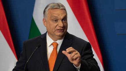 Picture: Hungary s Prime Minister Viktor Orban at a press conference