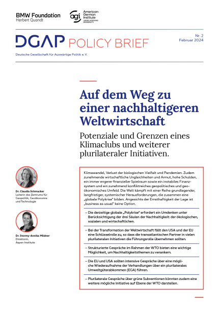 DGAP Policy Brief Nr. 2, Februar 2024, 23 S.-Cover