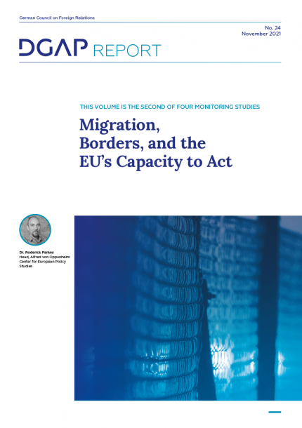 DGAP Report No. 24, November 2021, Monitoring Migration - Cover