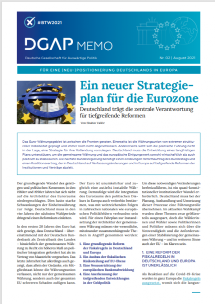 DGAP Memo Nr. 02, August 2021, 8 Seiten