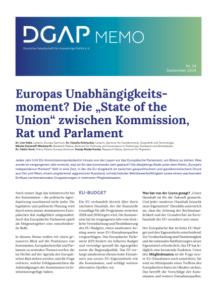 DGAP Memo Nr. 34, 16. September 2026, 3 S.-COVER