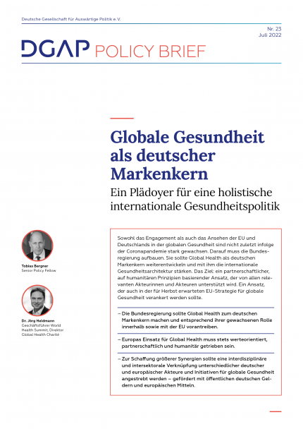 DGAP Policy Brief Nr. 23 Cover