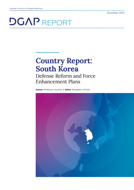 DGAP Report South Korea, 2022, pp. 23-Cover
