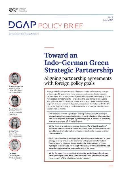 DGAP Policy Brief No. 8, May 15, 2024; 15pp. Cover
