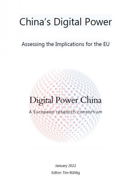Screenshot of cover page of PDF version of DPC Report “China’s Digital Power”