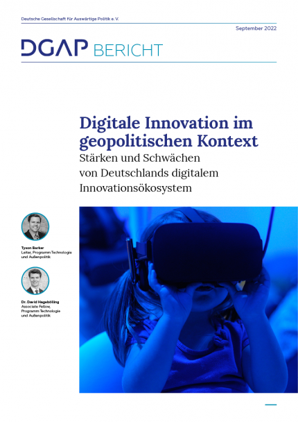 DGAP Report Digital Grand Strategy - Kapitel: Digitale Innovation im geopolitischen Kontext-Cover
