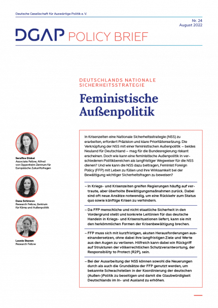 DGAP Policy Brief Nr. 24, August 2022, 9 S. 