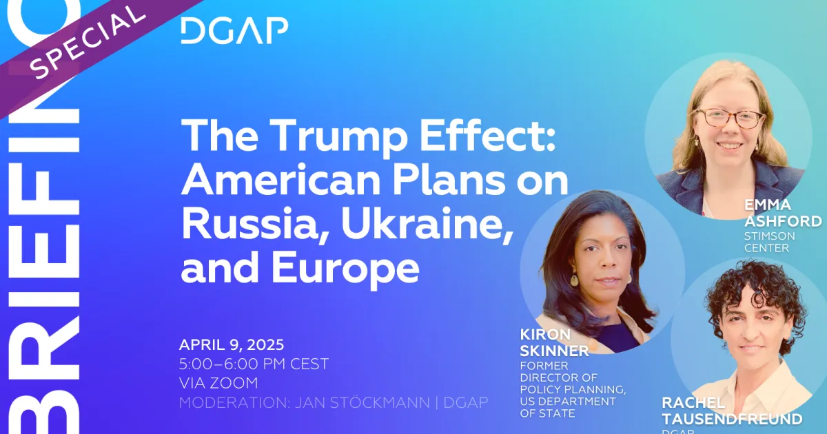 DGAP Special Briefing | DGAP